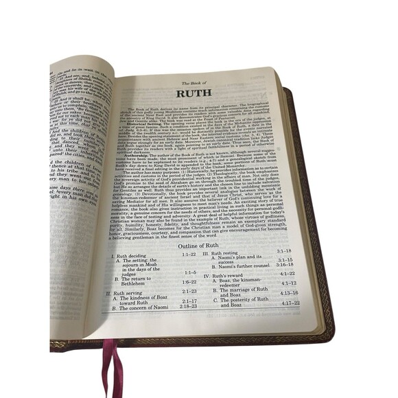 Liberty Annotated Study Bible KJV Red Letter Old Time Gospel Hour GenuineLeather - Picture 5 of 10